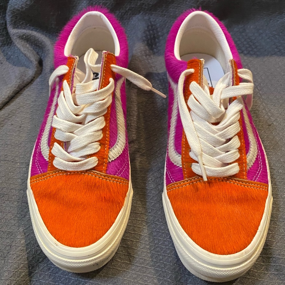 Vans Women’s size 8.5 Anaheim Factory Old Skool 36 DX In Pink Pony.
